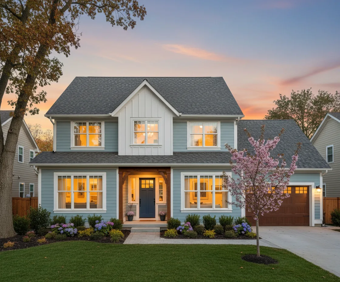 Florida home with Pinnacle Pristine OYSTER SHELL roof