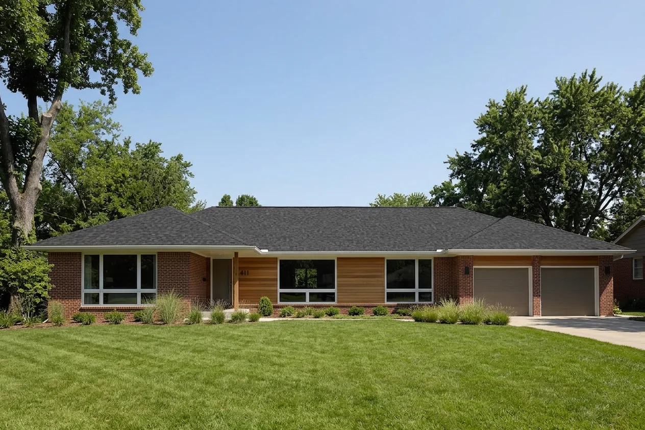 Florida home with Landmark Charcoal Black roof
