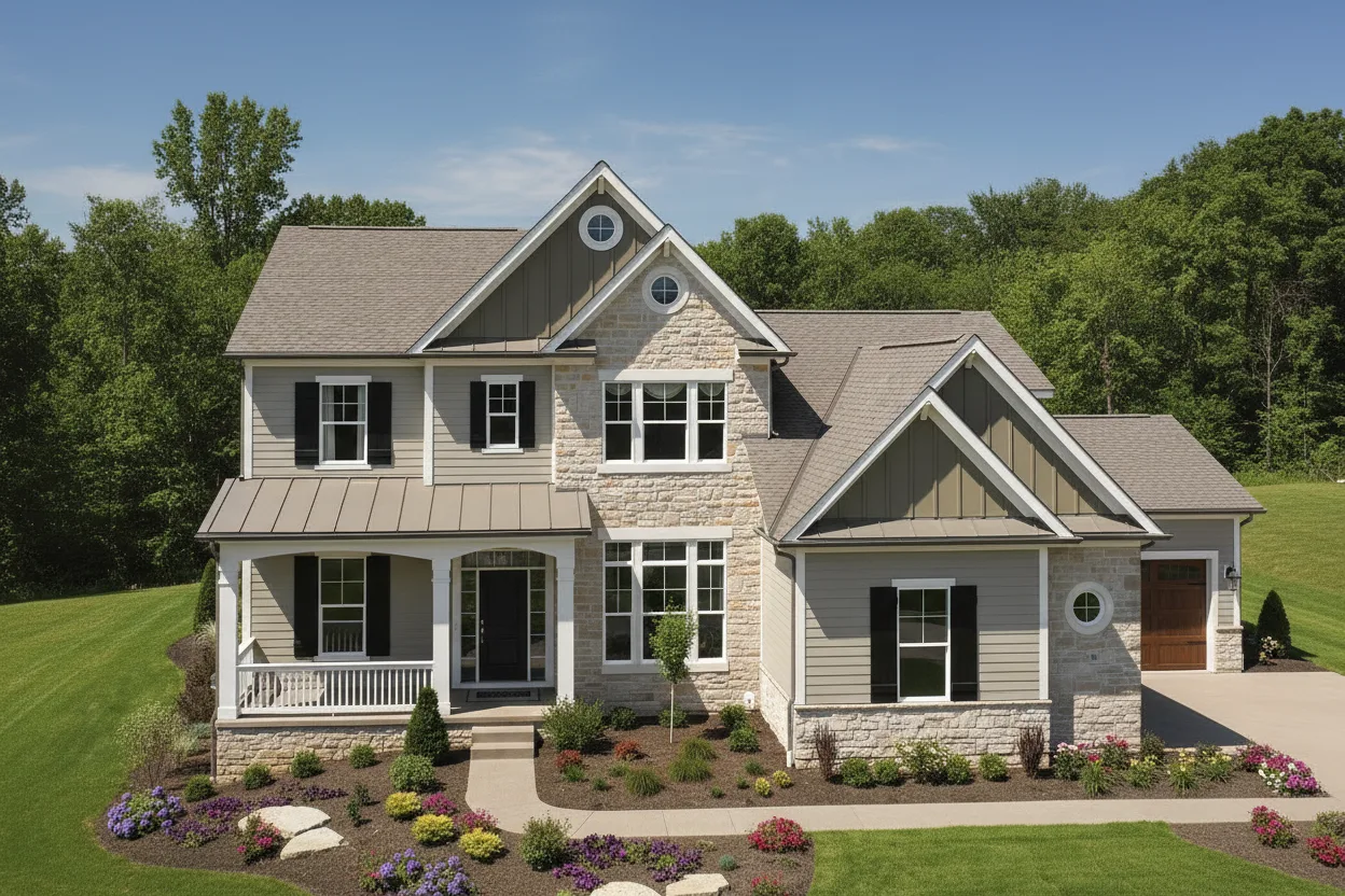 Florida home with Landmark Mojave Tan roof