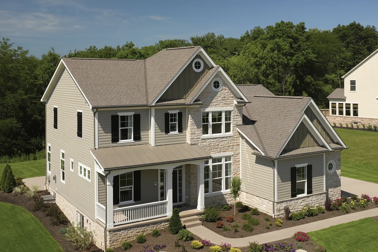 Florida home with Landmark Mojave Tan roof