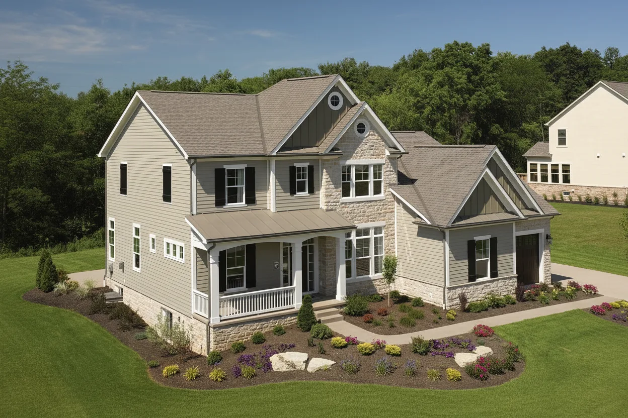 Florida home with Landmark Mojave Tan roof