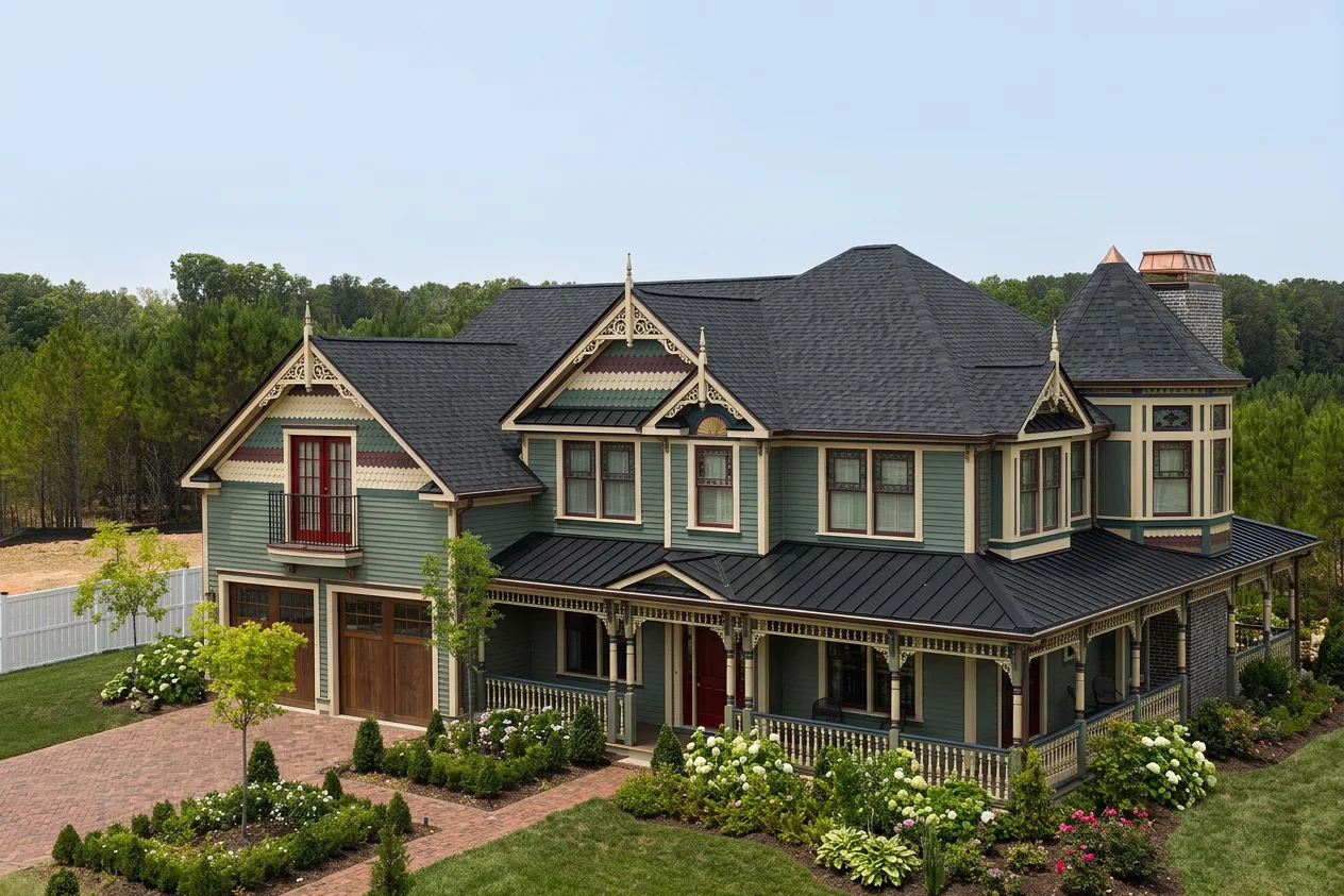 Florida home with Landmark Pro Cinder Black roof