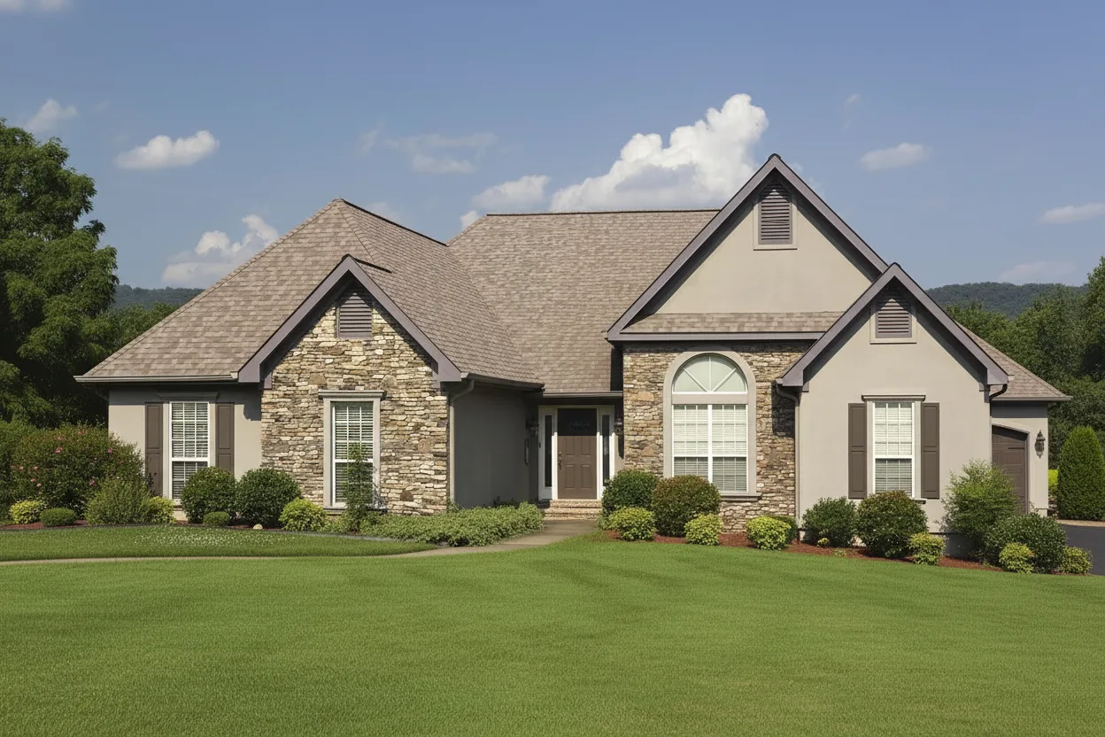 Florida home with Landmark Pro Max Def Mojave Tan roof