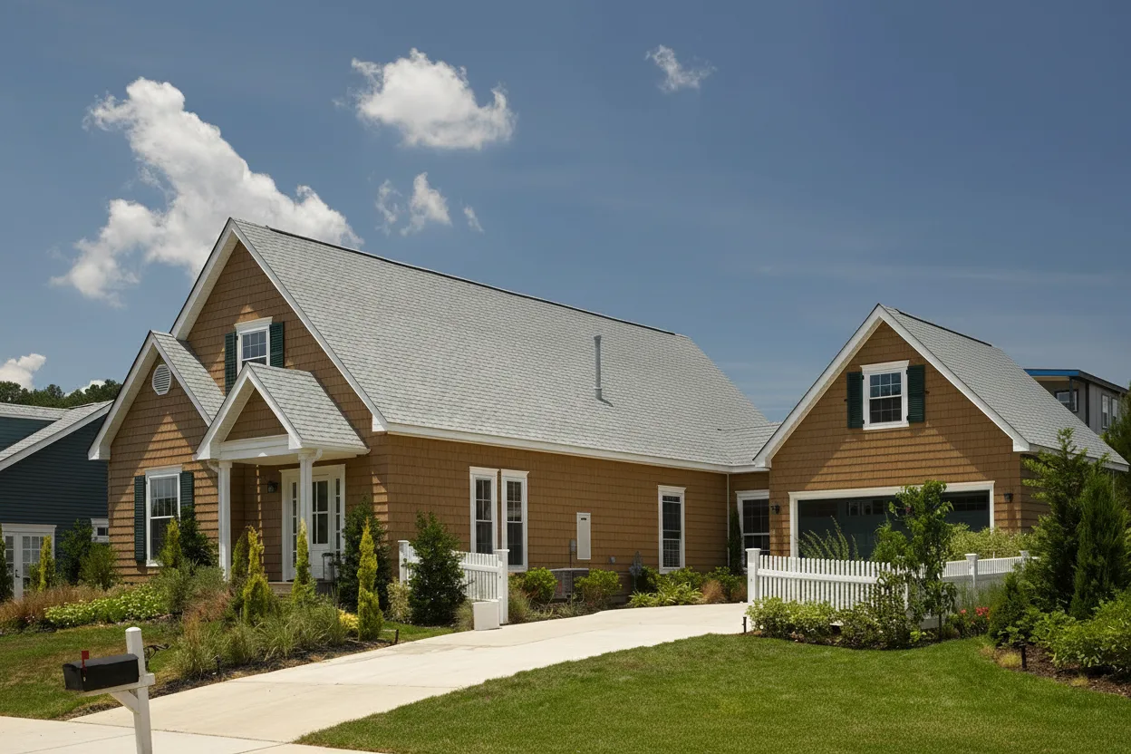Florida home with Landmark Pro Silver Birch roof