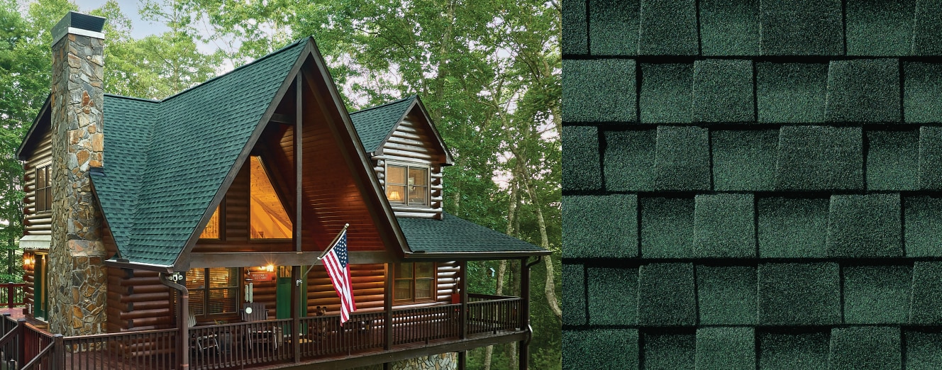 Florida home with Timberline HDZ Hunter Green roof
