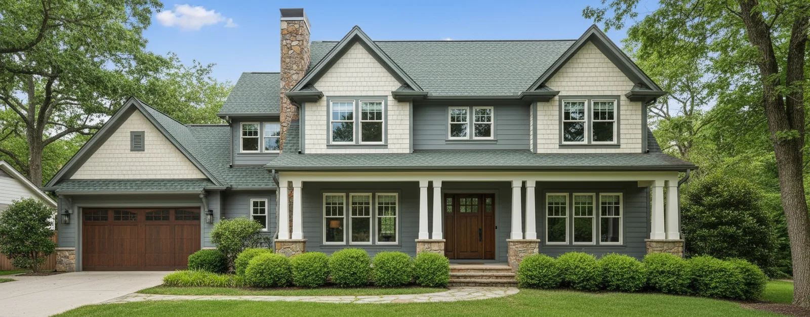 Florida home with Timberline HDZ Hunter Green roof