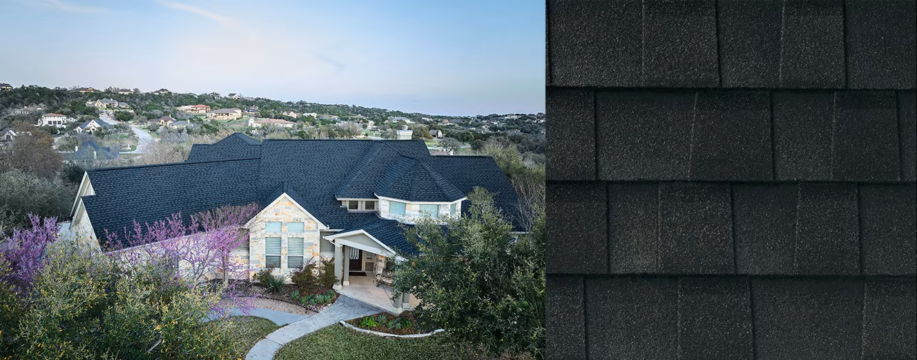 Home with GAF Timberline UHDZ with UltraMat Charcoal roof