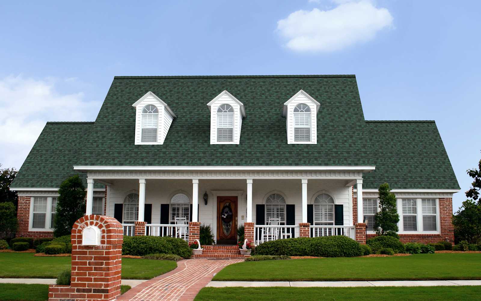 Home with Owens Corning Duration Chateau Green roof