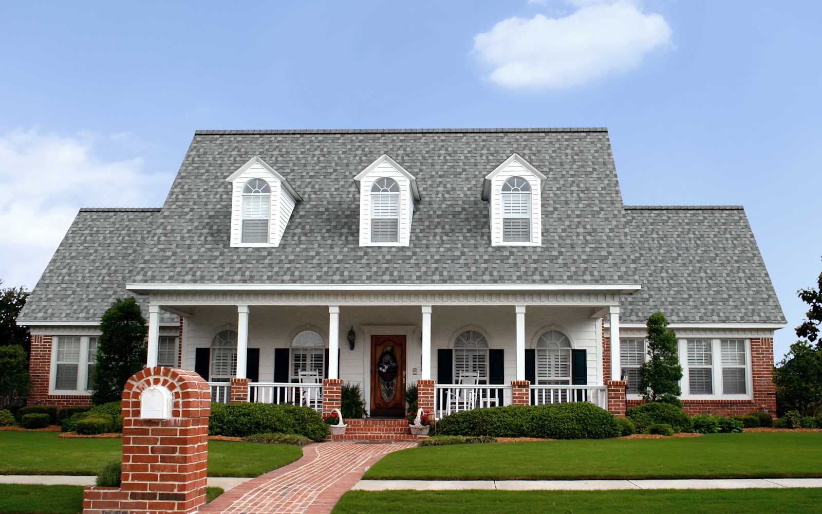 Home with Owens Corning Duration Slatestone Gray roof