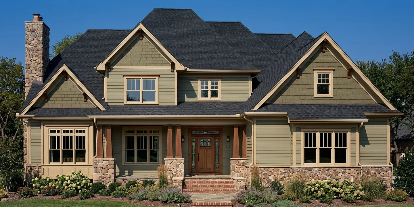 Florida home with Heritage Rustic Black roof